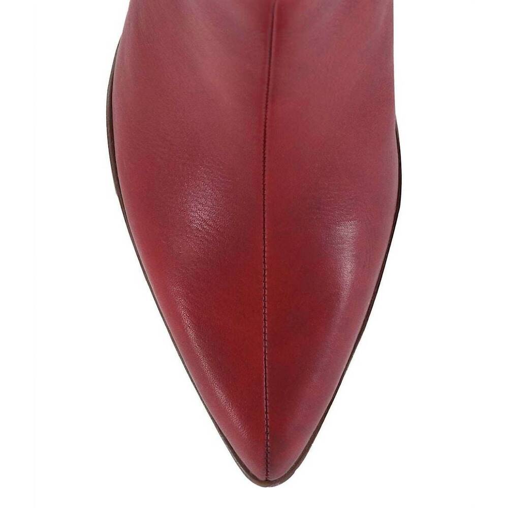 NEW SEYCHELLES women's begging you pointed toe western high boots in cranberry - Picture 7 of 9